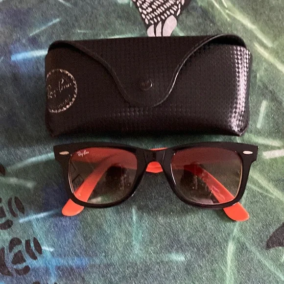 Accessories | Ladies Ray Ban Black And Orange Sunglasses  display picture 1